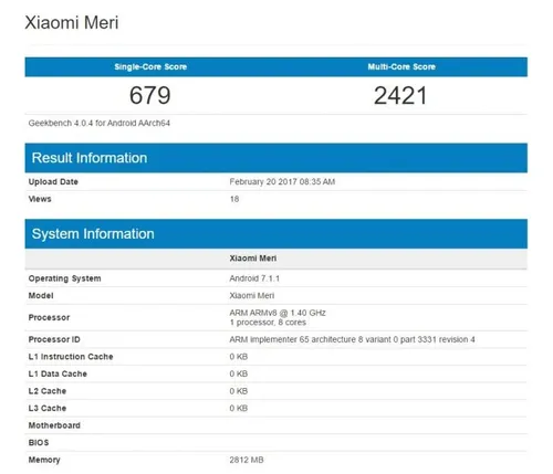 feb20 xiaomi mi 5c geekbench