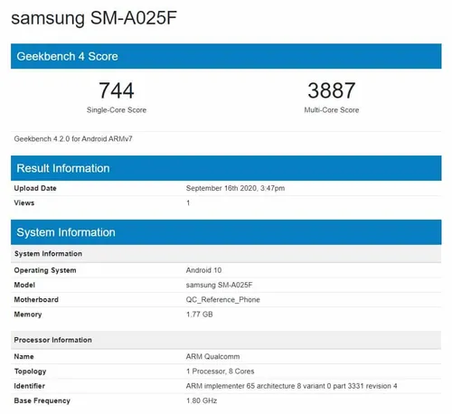 galaxy a02 specs ss