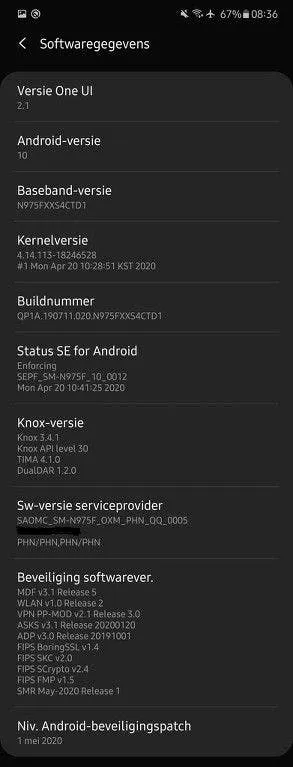 galaxy note 10 plus ctd1 about