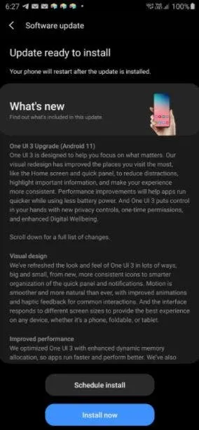 galaxy s20 fe update