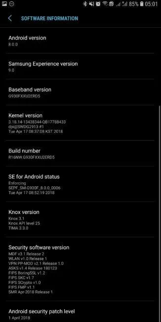 galaxy s7 oreo official