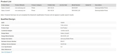 galaxy xcover 5 bluetooth