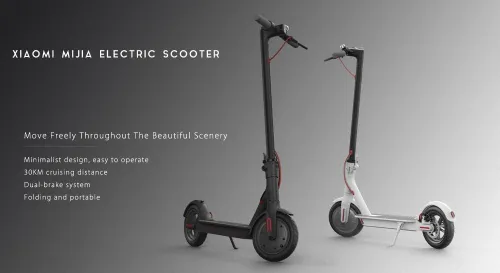 geekbuying original xiaomi m365 folding electric scooter black 402714