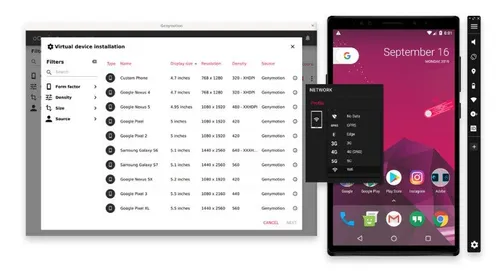 genymotion android emulator