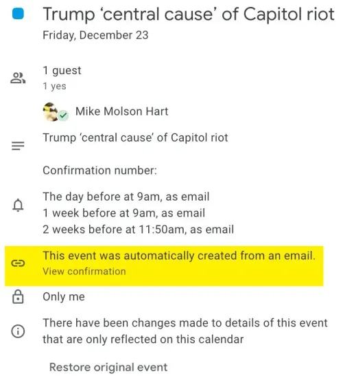 google calendar