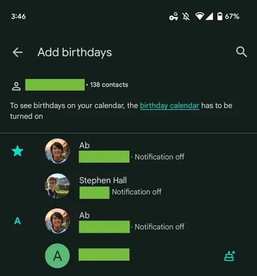 google contacts birthday notifications 2