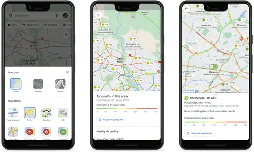 google maps air quality