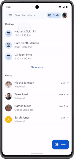 google meet easily access advanced features