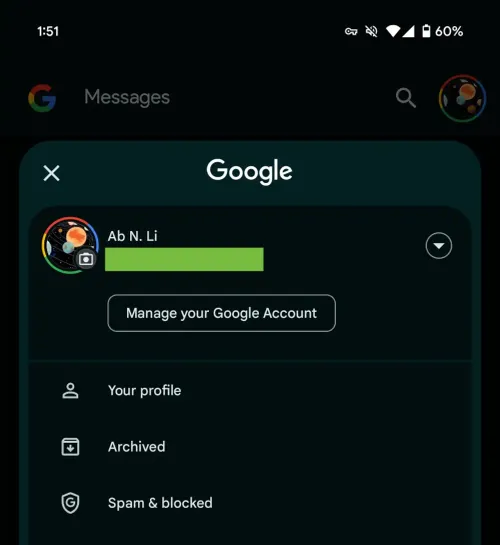 google messages your profile 3