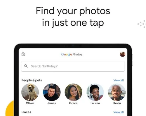 google photos search