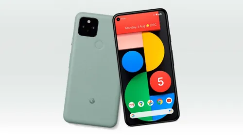 google pixel 5 mint green