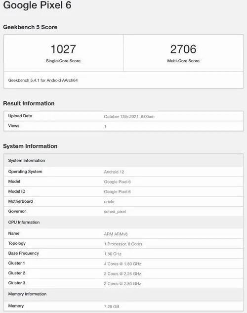 google pixel 6 series
