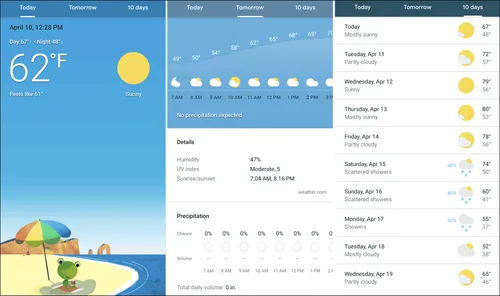 google weather