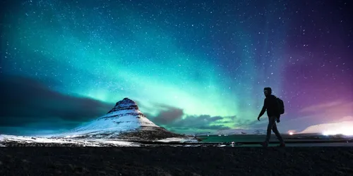 gradient twilight from nordic aurora