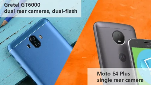 gretel gt6000 vs moto e4 plus camera