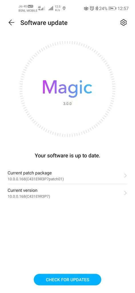 honor 20 magic ui 30