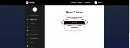 how to cancel spotify premium on desktop 5