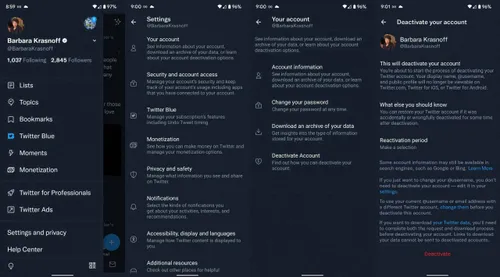 how to deactivate your twitter account scaled