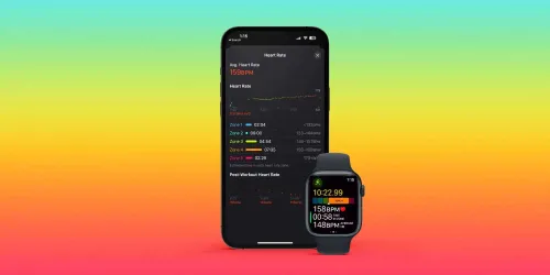 how to see your heart rate zones on apple watch iphone