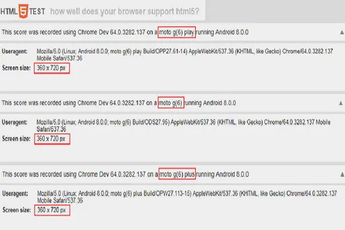 html5 moto g6 g6 plus and g6 play