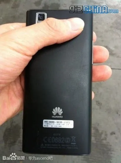huawei ascend p2 leaked photos rear