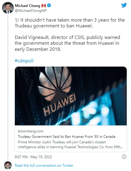 huawei ban opposition