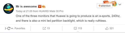 huawei gaming monitor