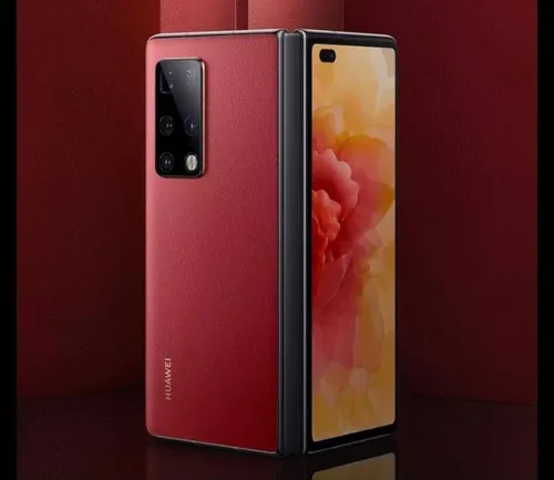 huawei mate x2 red promo poster large