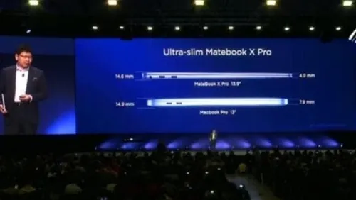 huawei matebook 10 pro slimness
