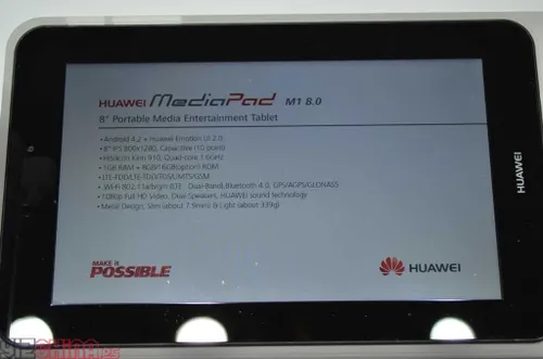 huawei mediapad m1 specifications