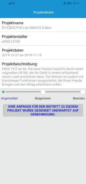 huawei p30 lite emui10 beta 1