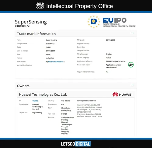 huawei supersensing camera