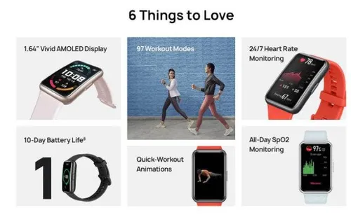 huawei watch fit new amazon india listing