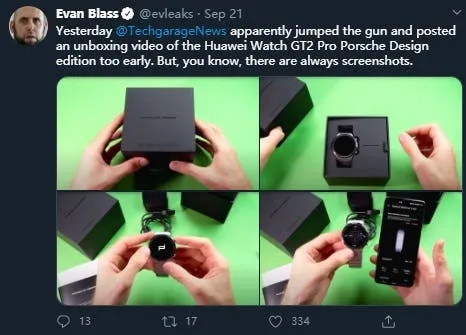 huawei watch gt2 pro porsche design a