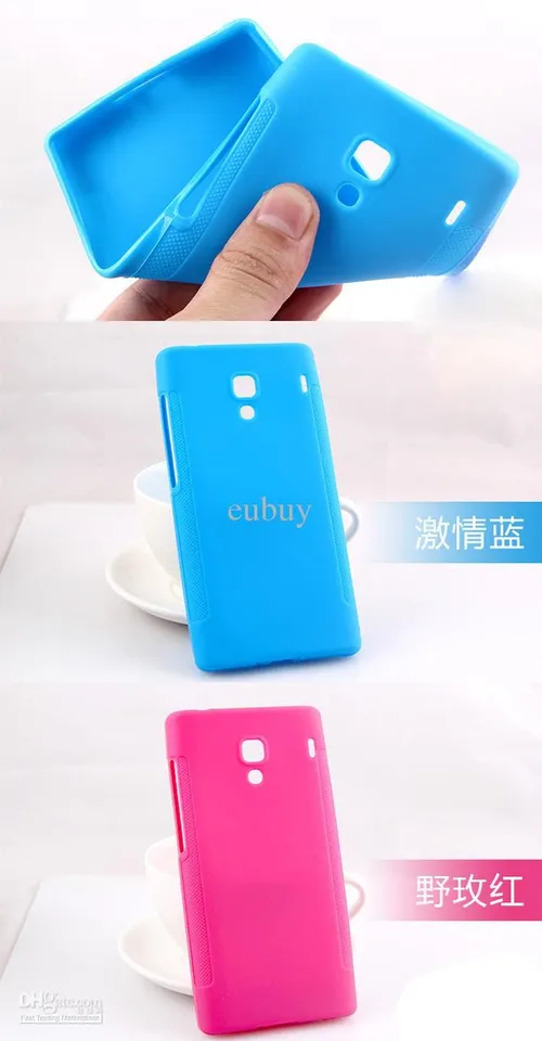 in stock 100 original silicon case for xiaomi 4