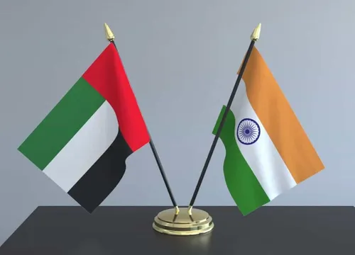 india uae flag