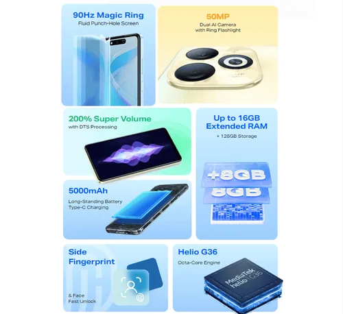 infinix smart 8 pro highlighs