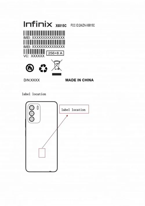 infinix zero 5g 2033 fcc listing 1