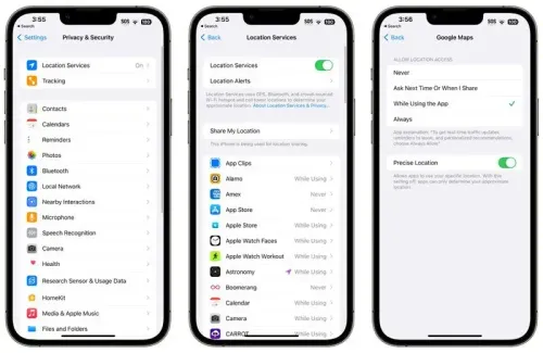 ios 16 location services