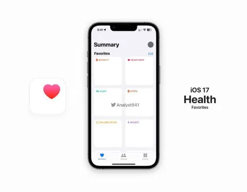 ios 17 health app