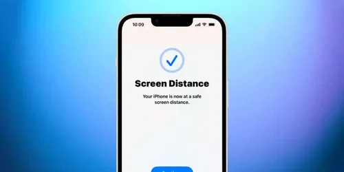 ios 17 screen distance checkmark