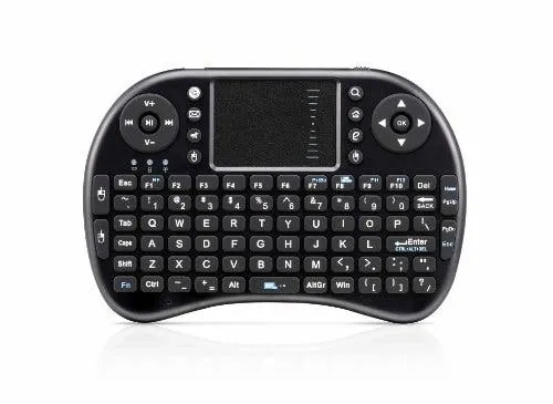 ipazzport gamer h7 24ghz mini wireless keyboard and multi touchpad for pc tablet android tv box google tv xbox 360 ps3 and htpc iptv kp 810 21 black 1
