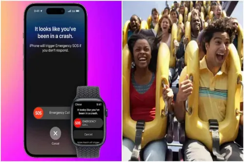 iphone 14 and apple watch crash detection trigger false emergency sos calls on basic roller coasters 2