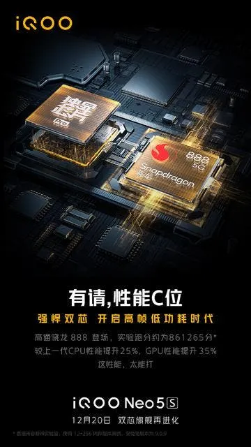 iqoo neo 5s chip display