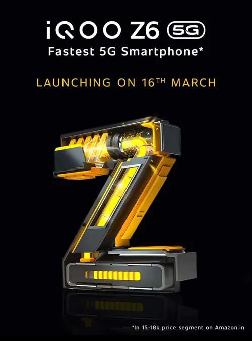iqoo z6 5g amazon india teaser