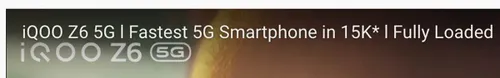 iqoo z6 india price teaser
