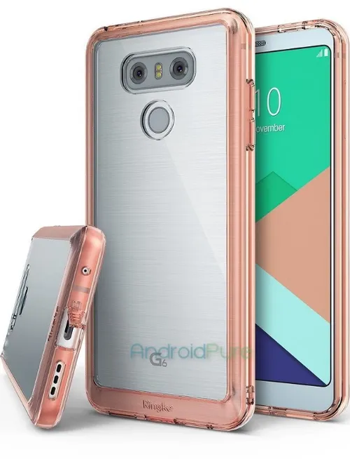leaked images of the lg g6 wearing a bumper case shows off the design of the flagship phone 1