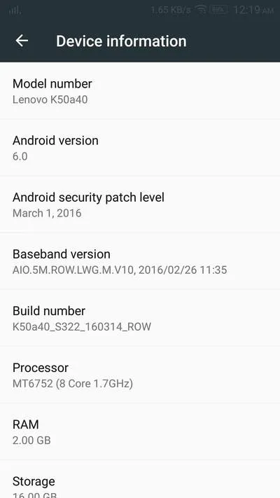 lenovo k3 note marshmallow