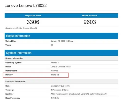 lenovo z5 pro gt sd855 a