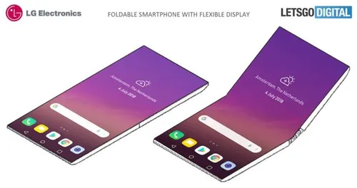 lg foldable smartphone patent